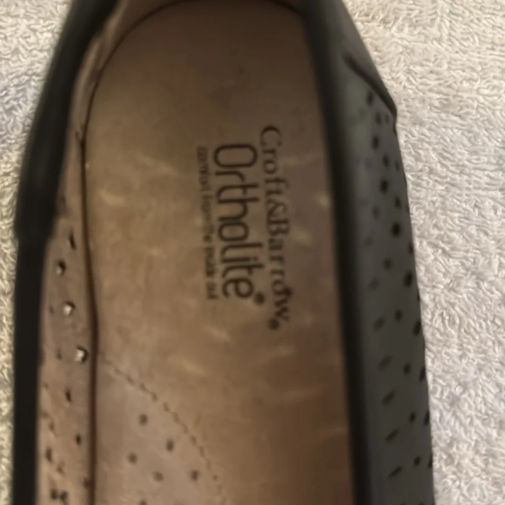 NWOT Croft & Barrow Ortho-lite Perforated Ballet Flats Cushion Insole Flexible